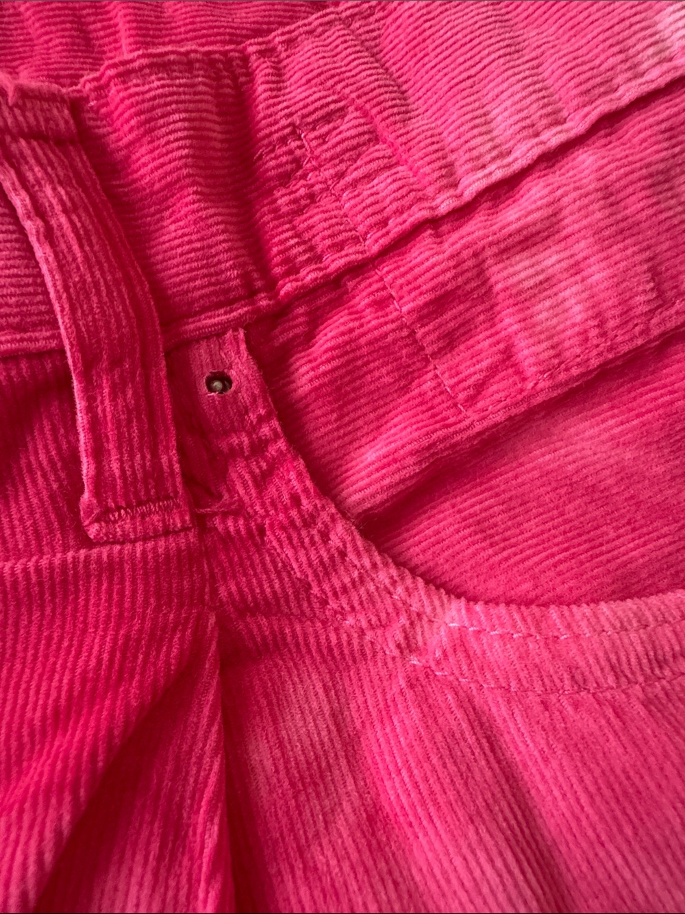 R13 High-Waist Fuchsia Pink Shorts - Picture 3 of 7